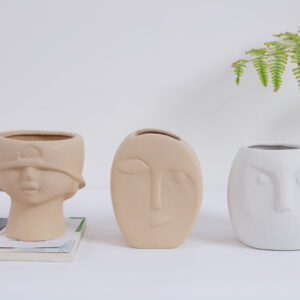 The face of a vase